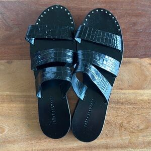 Freda Salvador Iris Sandals - Black size 9